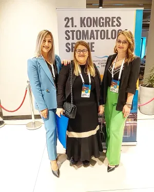 Dr Ana Petković sa koleginicama na 21. kongresu stomatologa Srbije
